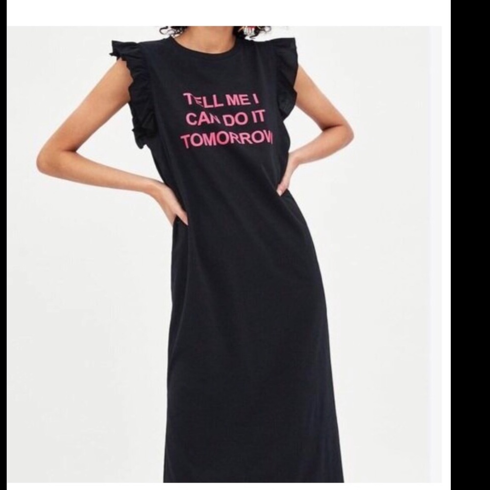 Slogan T-Shirt Dress